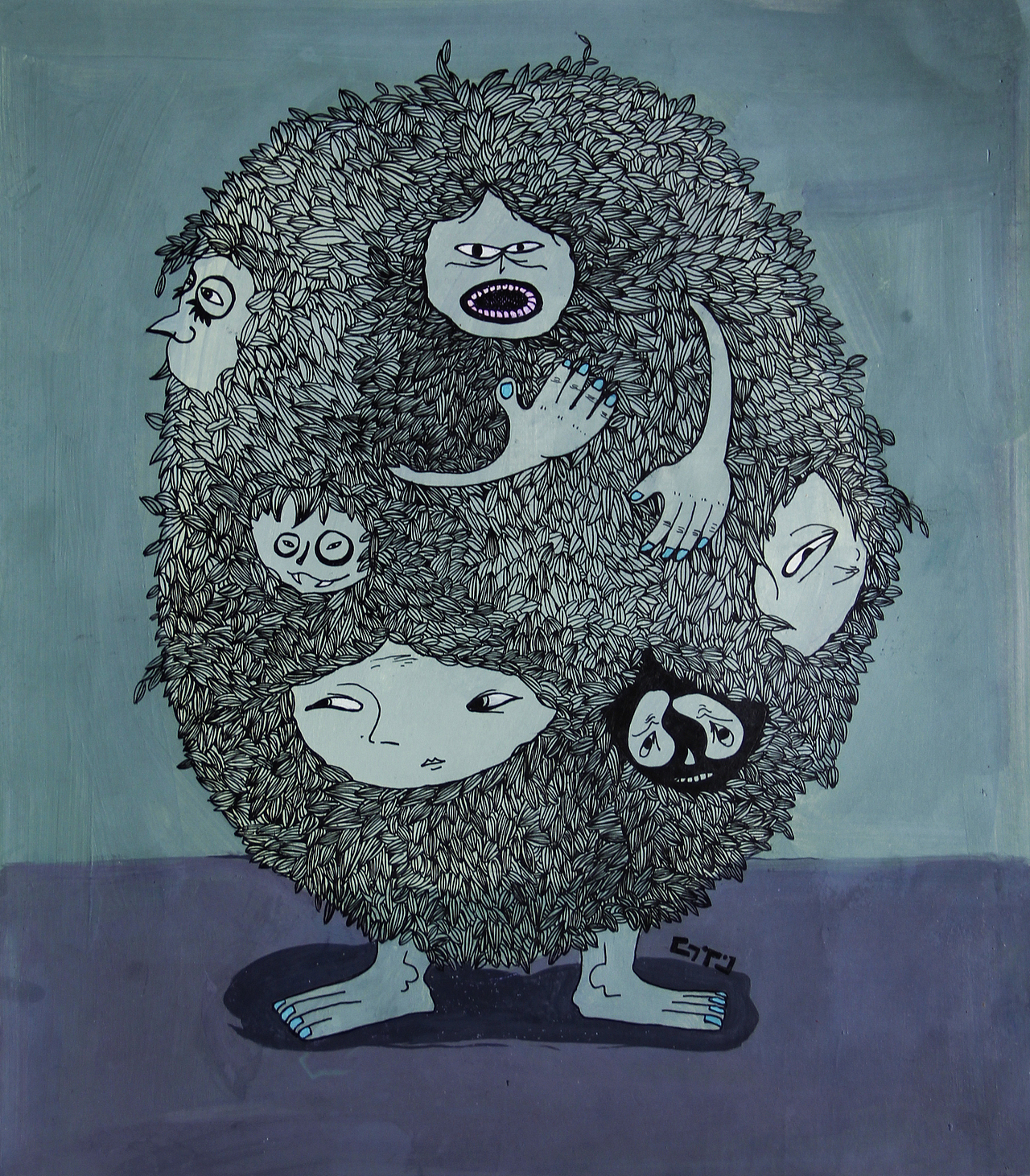 那些年，那些畫（大學(xué)）（圖ZMzc3MTE5OTI=） - 創(chuàng)作習(xí)作 - 站酷設(shè)計(jì)師七月淡原創(chuàng)素材 - 站酷ZCOOL