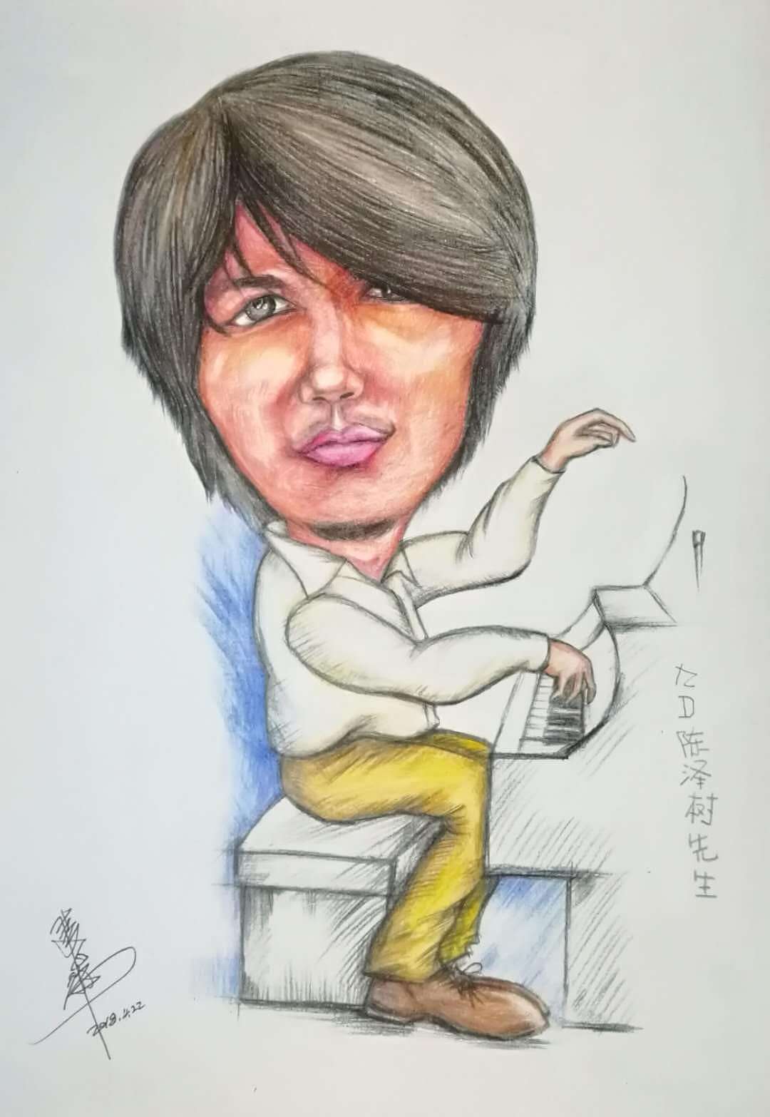 最近两个月的肖像漫画创作