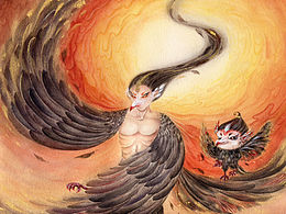 上古神鳥金烏（純手繪）