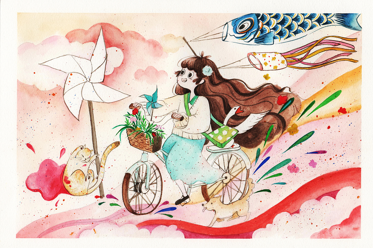 彩色的梦|插画|创作习作|一只玻璃球an_原创作品-站酷zcool