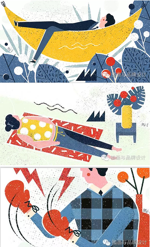 扁平肌理插画-柠檬男孩|插画|创作习作|natsumi666 - 原创作品 - 站酷