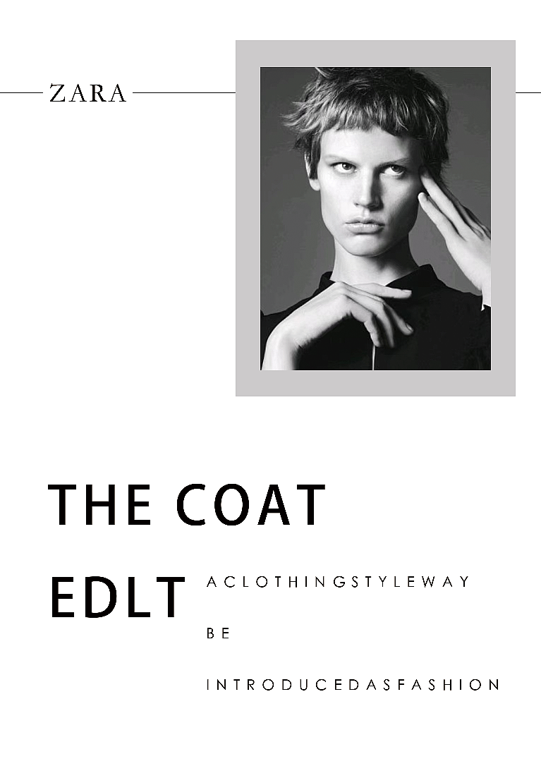 ZARA服装画册(仅临摹非原创)