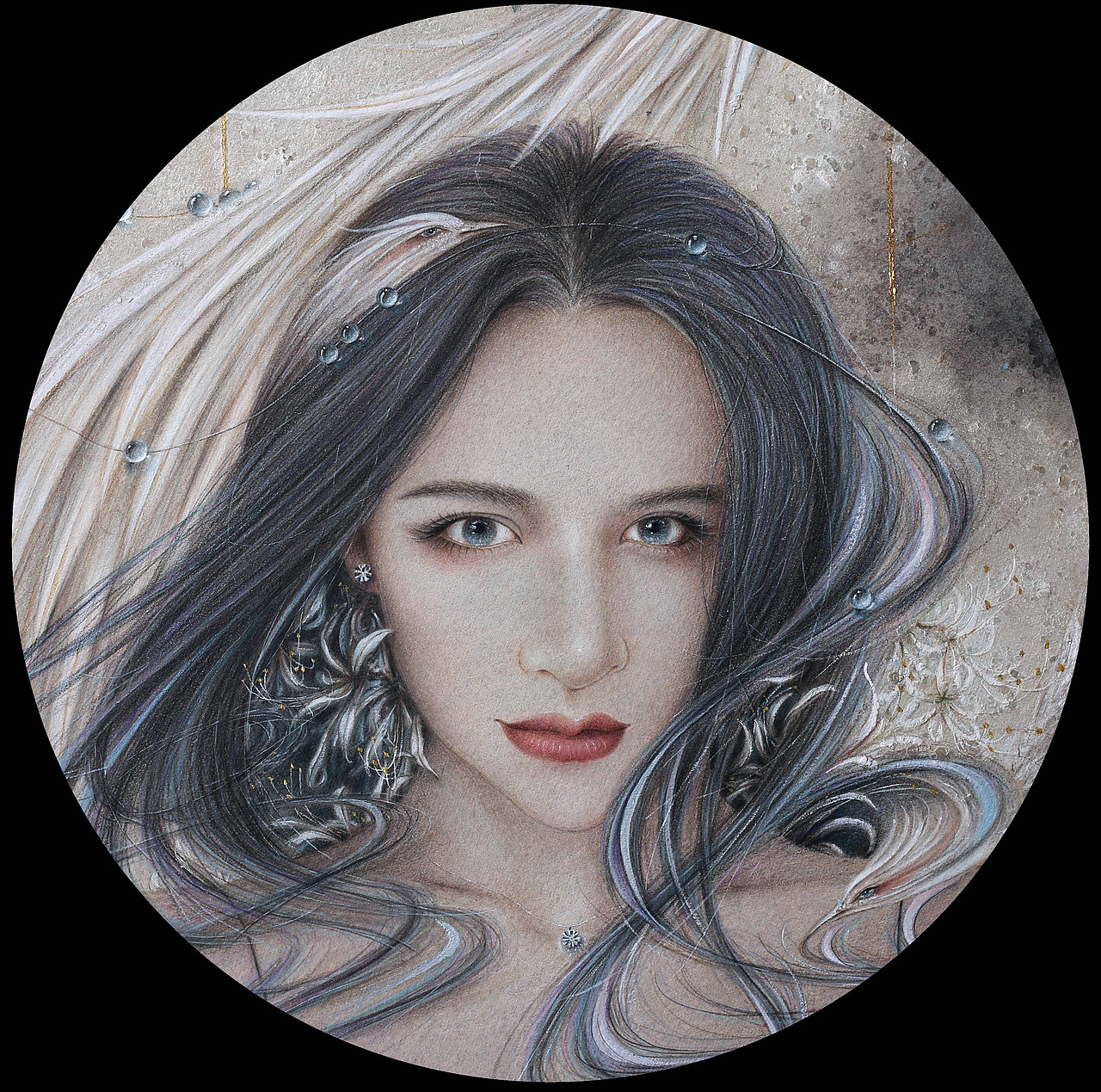 红与黑（图ZODA2NjIyNDA=） - 绘画 - 站酷设计师三山七鸦原创素材 - 站酷ZCOOL
