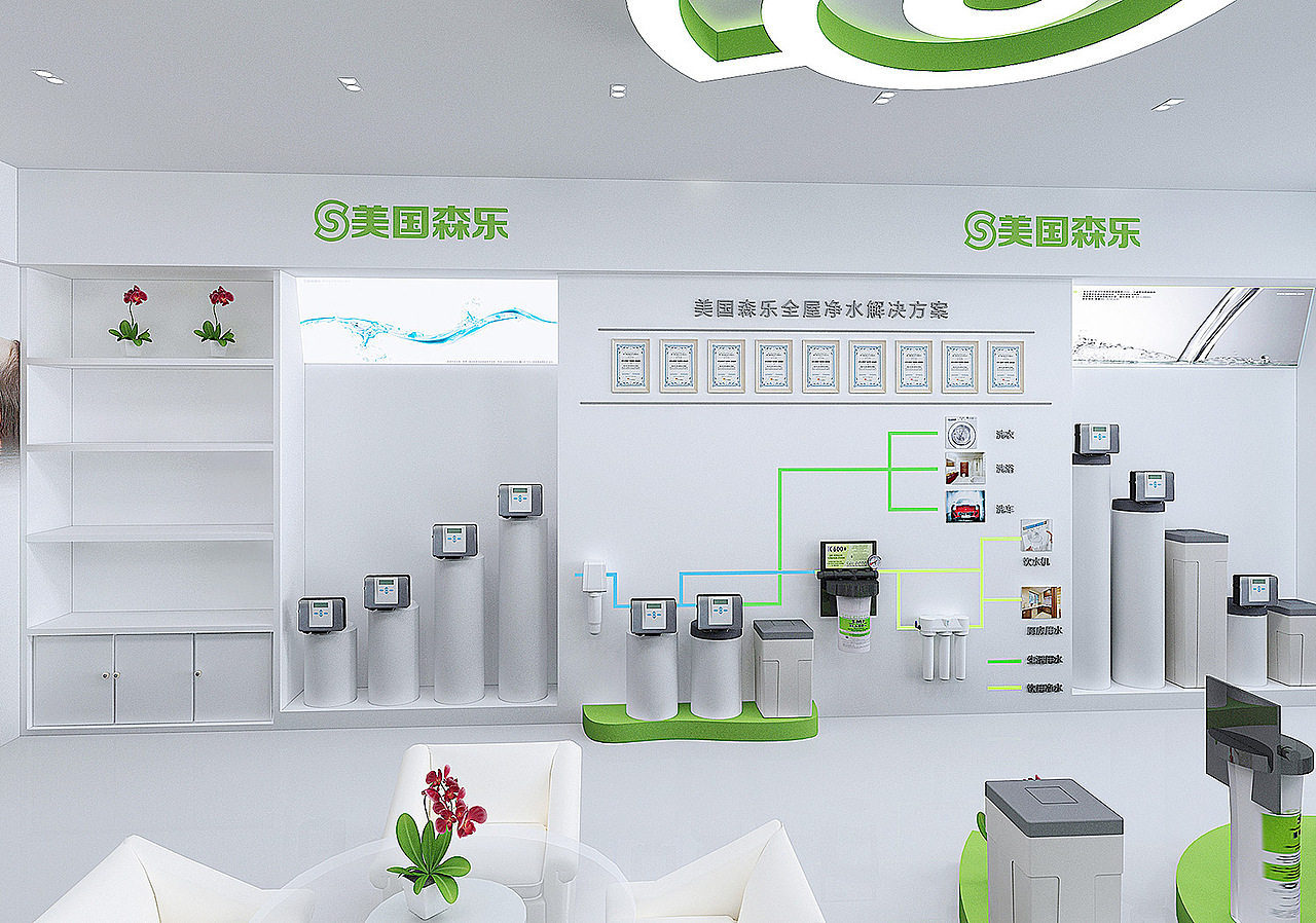 净水器si设计,净水器店面装修效果图,净水器店面设计,zonebrand设计团队(图ZMzI2OTczMzY=) - 展陈设计 - 站酷设计师主振品牌咨询设计原创素材 - 站酷ZCOOL