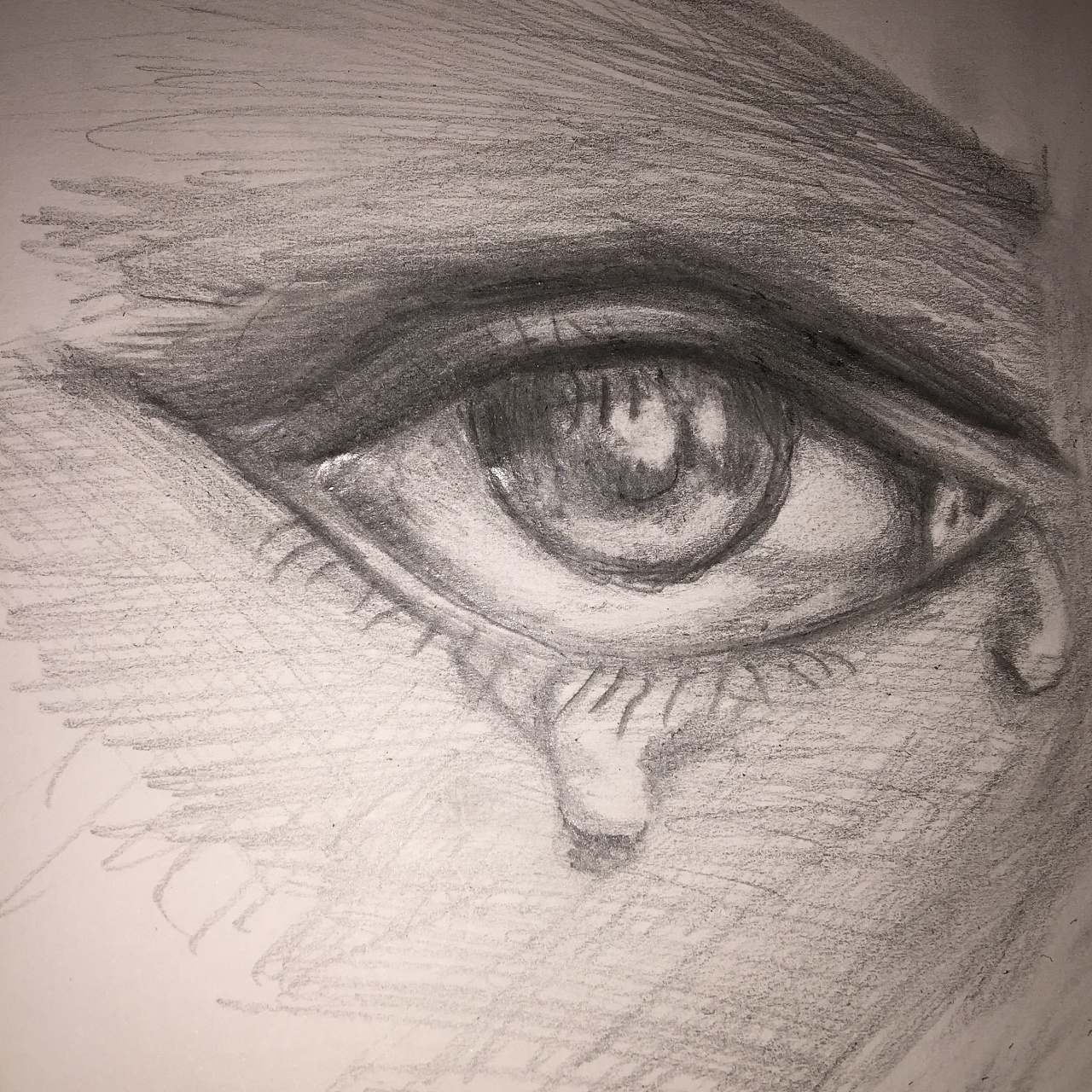 手绘笔流泪眼睛,笔手绘眼睛,手绘眼睛铅笔画_大山谷图库