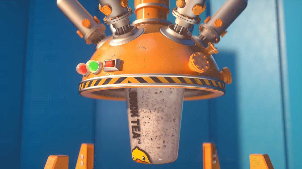 B.Duck小黄鸭 × Yiyi 《鸭鸭茶》视觉包装（图ZMjUyNjQyMTY4） - 其他三维 - 站酷设计师Yiyi丶一一原创素材 - 站酷ZCOOL