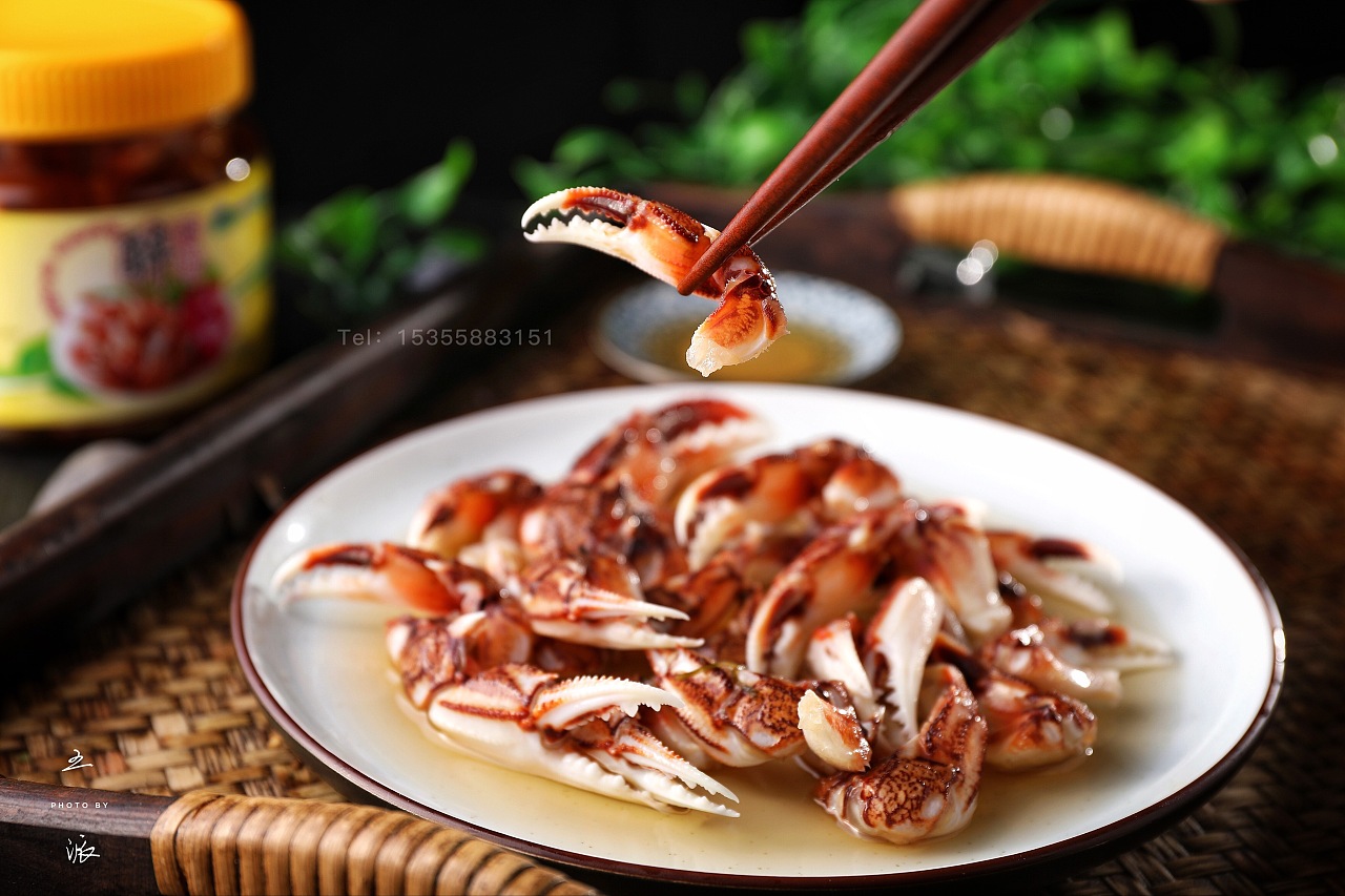 宁波舟山海鲜海产品冰鲜礼盒泥螺蟹电商拍摄