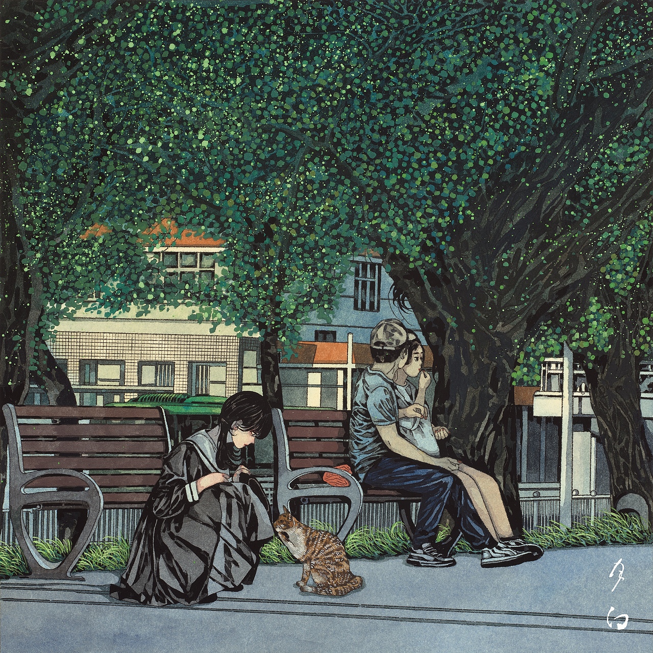 孤独世界系列-乌托邦 合集 纸本水彩