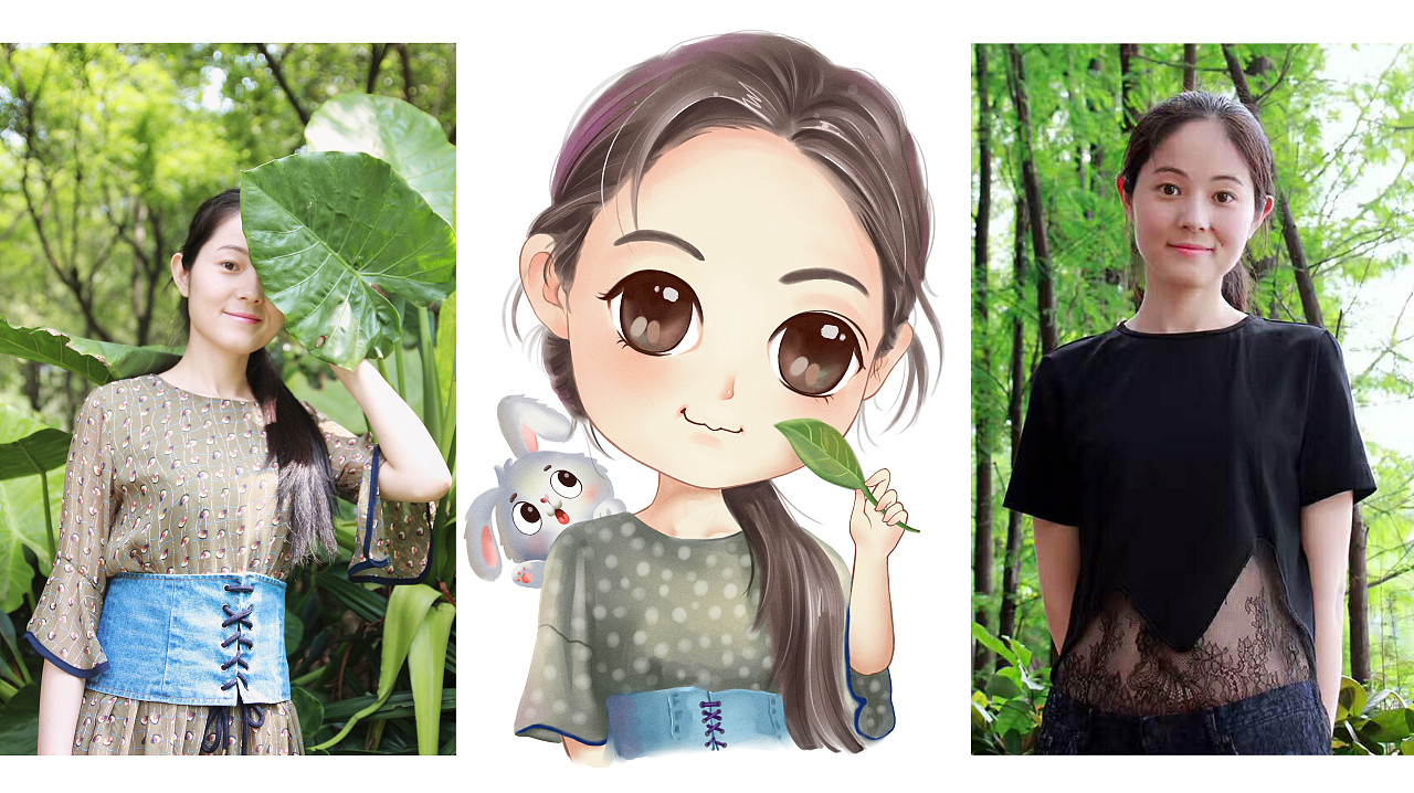 卡通人物画（图ZOTA5NjA5MDQ=） - 单幅漫画 - 站酷设计师LS芋原创素材 - 站酷ZCOOL