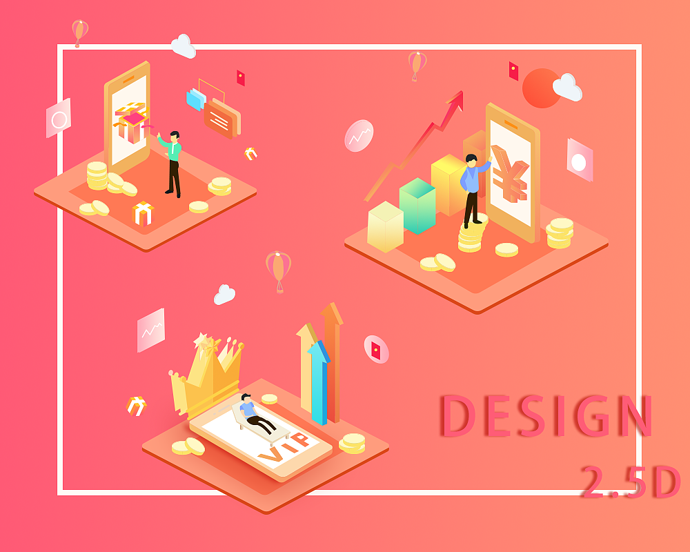 金融2.5D启动页（图ZMTA3NDA2MzEy） - 闪屏/壁纸 - 站酷设计师Tancredi原创素材 - 站酷ZCOOL