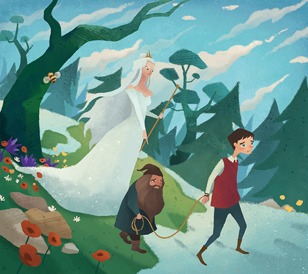 《纳尼亚传奇》——百词斩阅读计划 罗雨舒插画