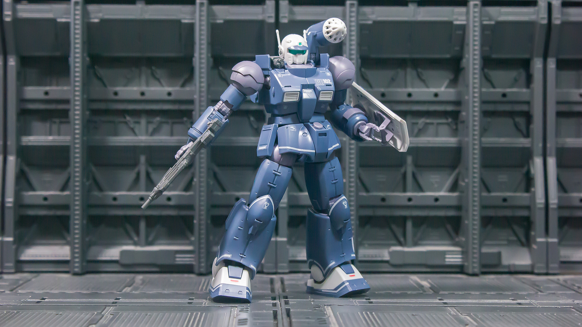 【万代hg】 gto—011 钢加农初期型(铁骑兵中队机)