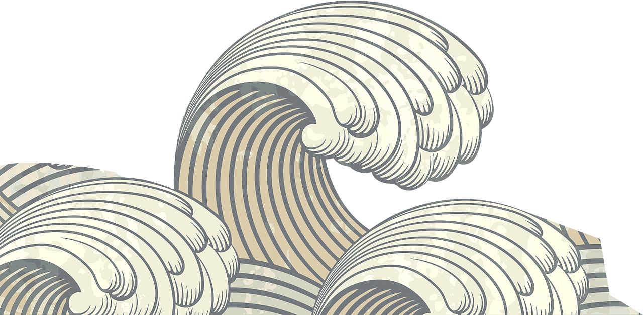 海报练习-海浪派对