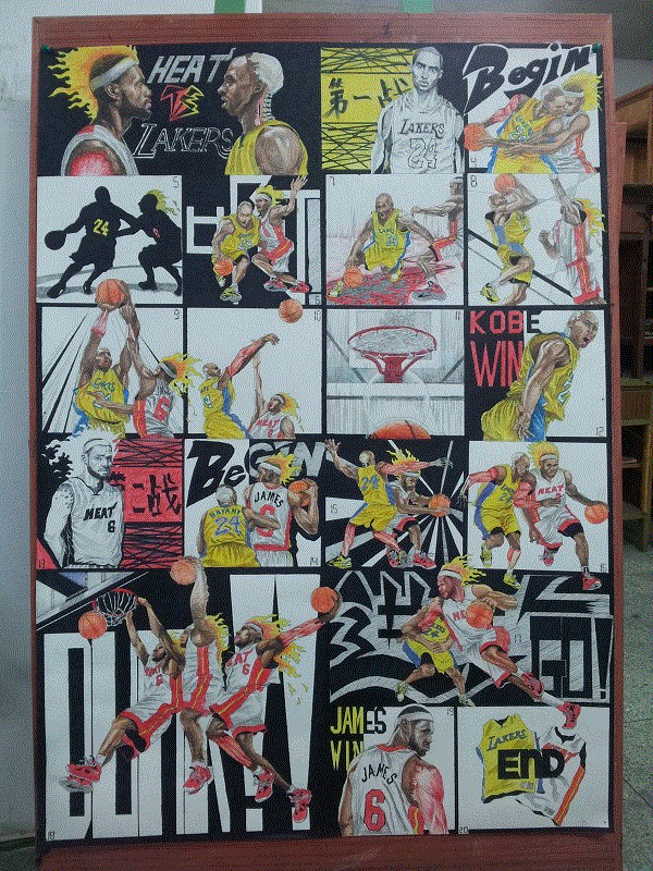 詹姆斯科比对战