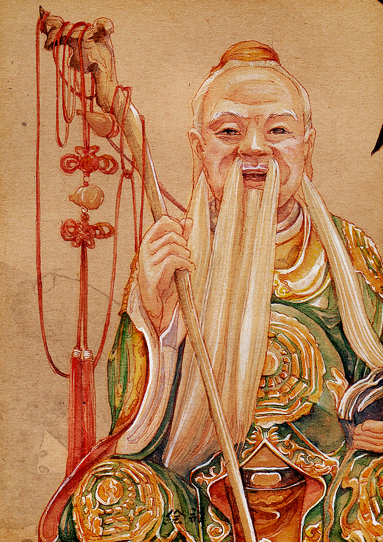 【月老神像】.七夕--"此绳一系,终不可逭"