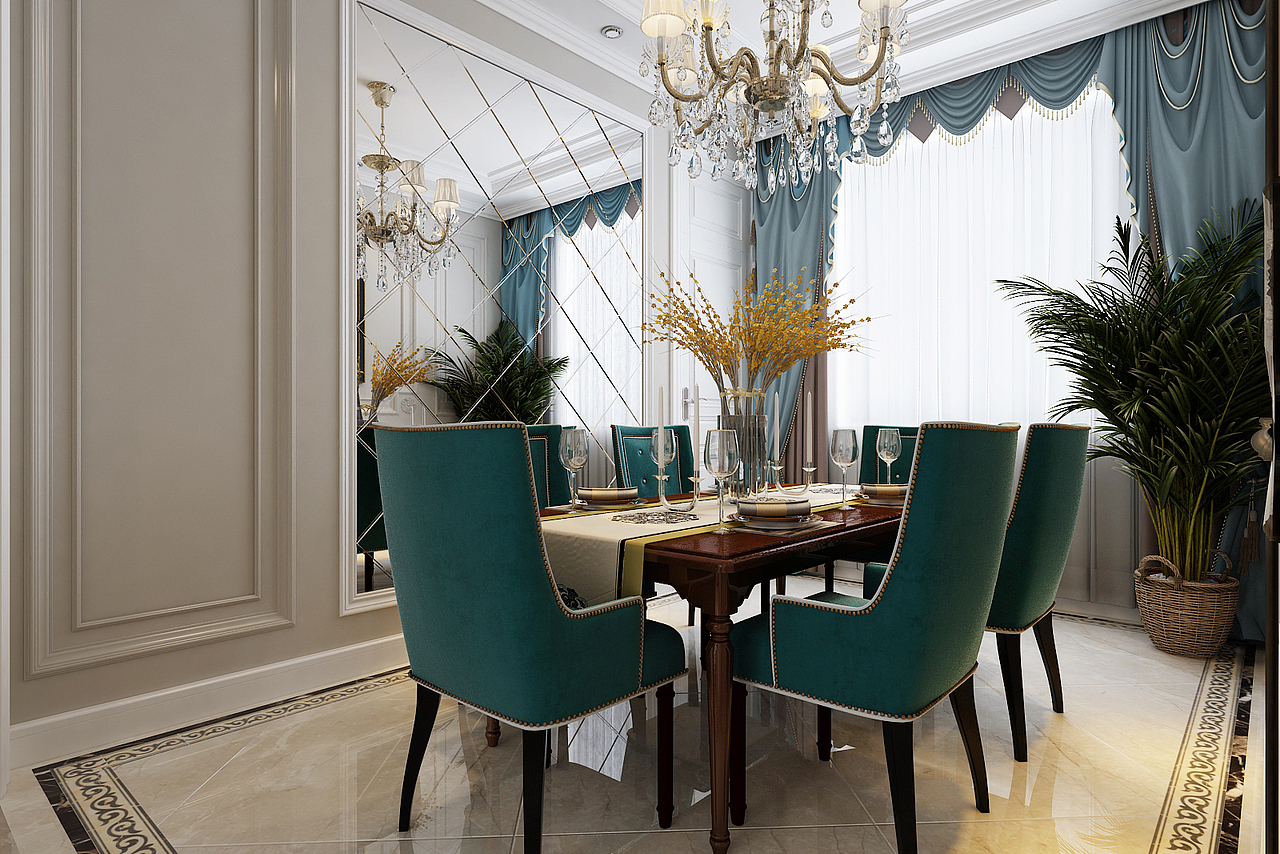 大连美式装修-餐厅