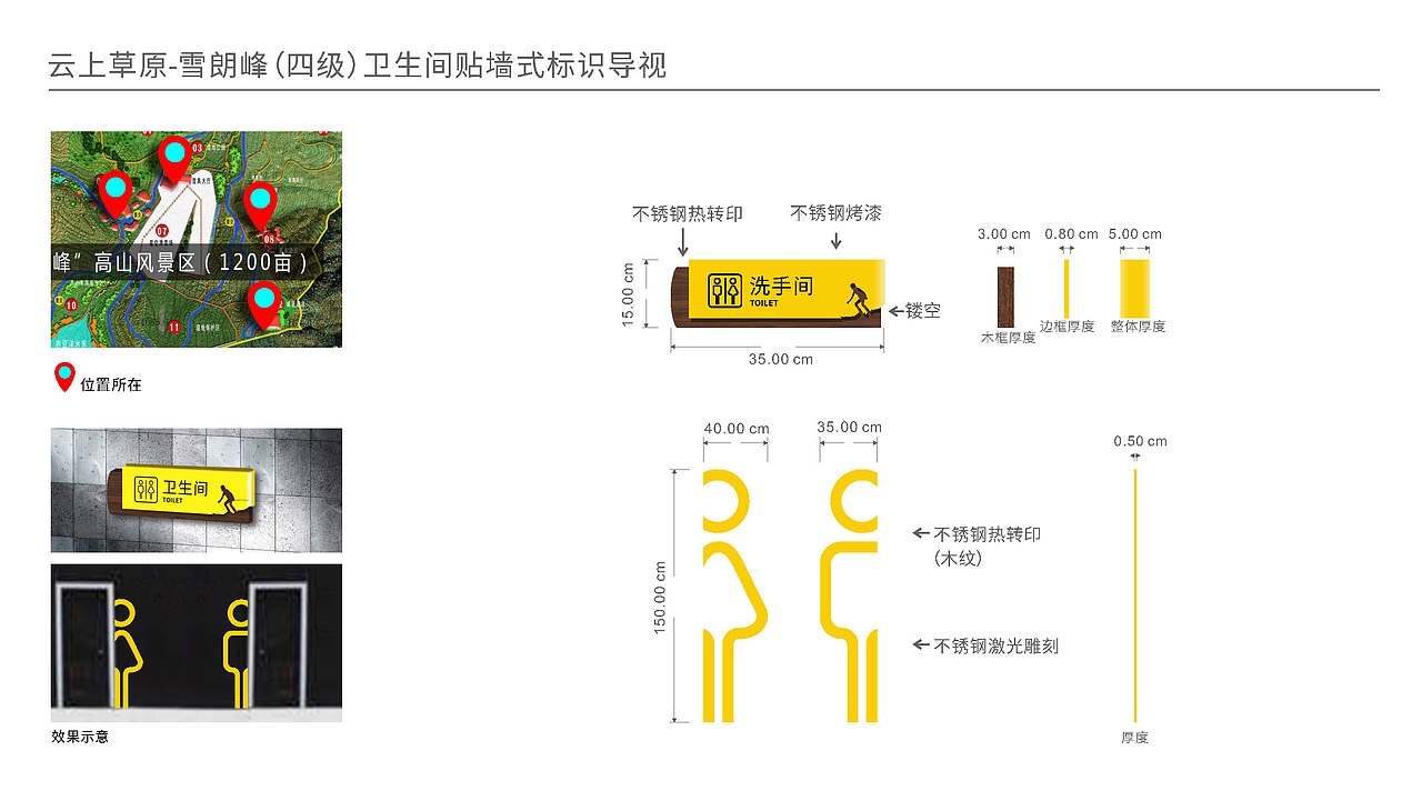 安吉云上草原景区标识系统设计
