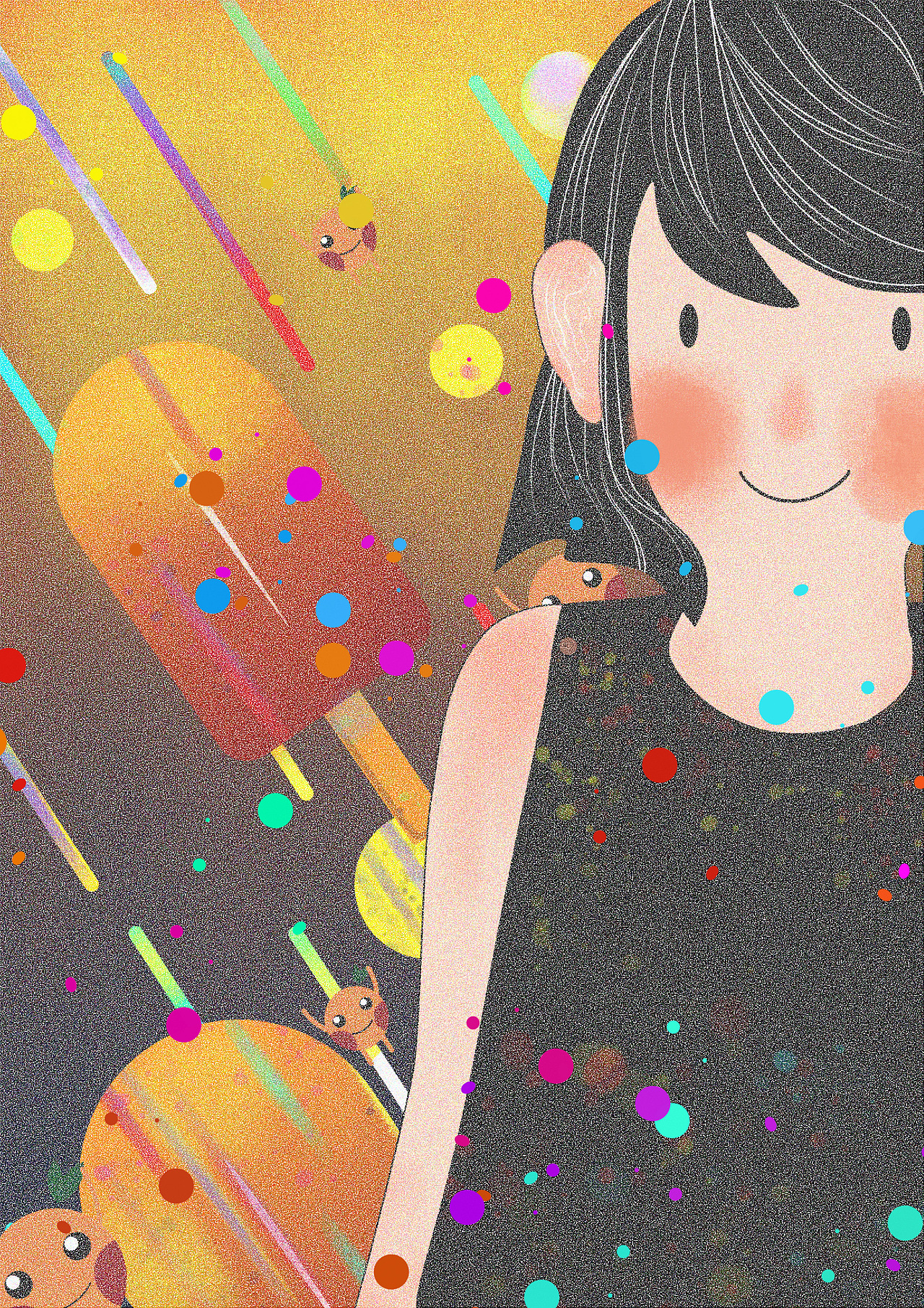 橙子说——插画海报&角色设计