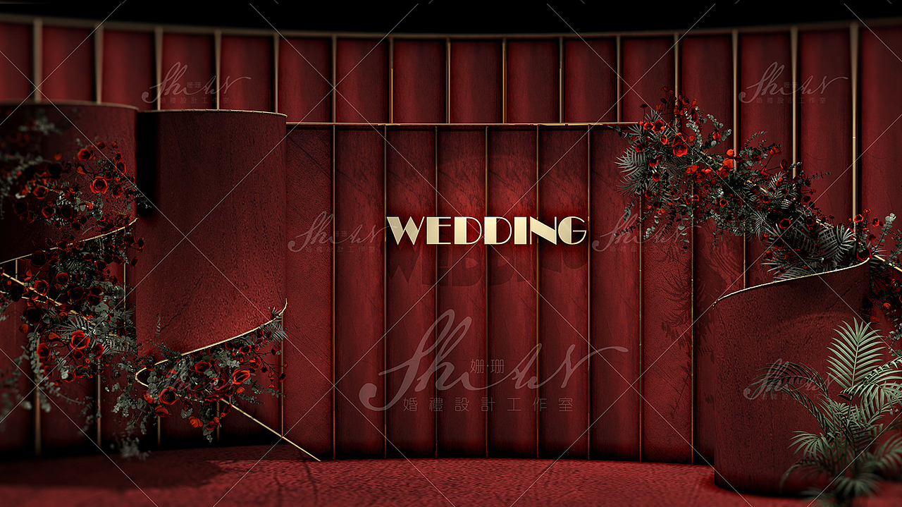 3D婚礼设计作品——蔓延