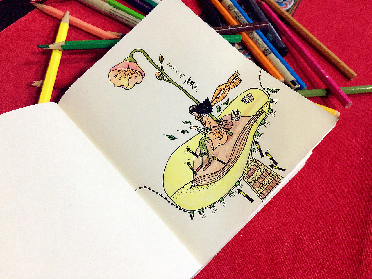 一叶扁舟•乘风远航（图ZMTAyMzM1NzU2） - 绘本 - 站酷设计师清清湖畔原创素材 - 站酷ZCOOL