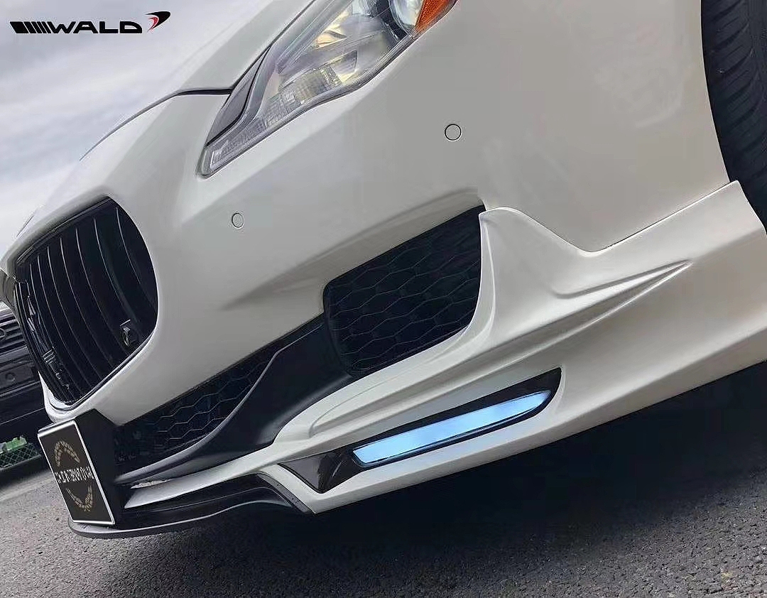 玛莎拉蒂总裁改装升级WALD包围 前杠前唇侧裙后唇排气