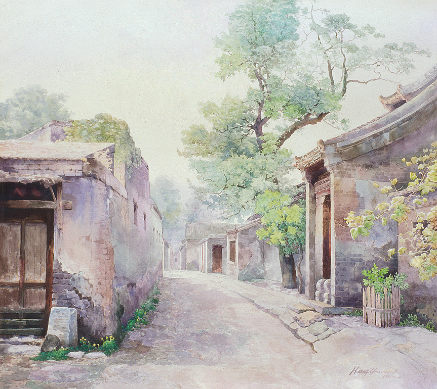 水彩胡同系列部分作品