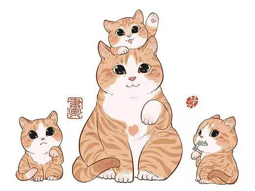 画猫的1062天，画猫让我快乐，录个绘画过程更开心！