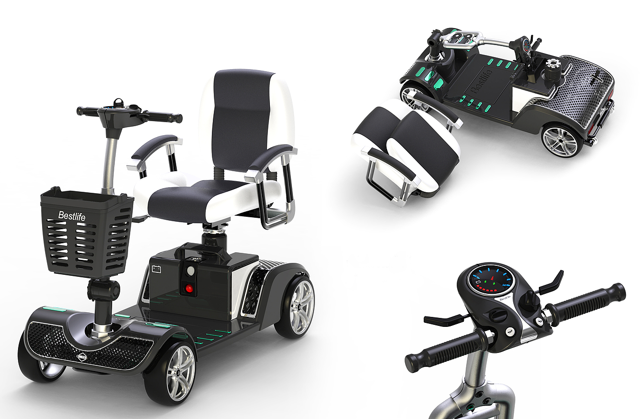 老人电动代步车设计