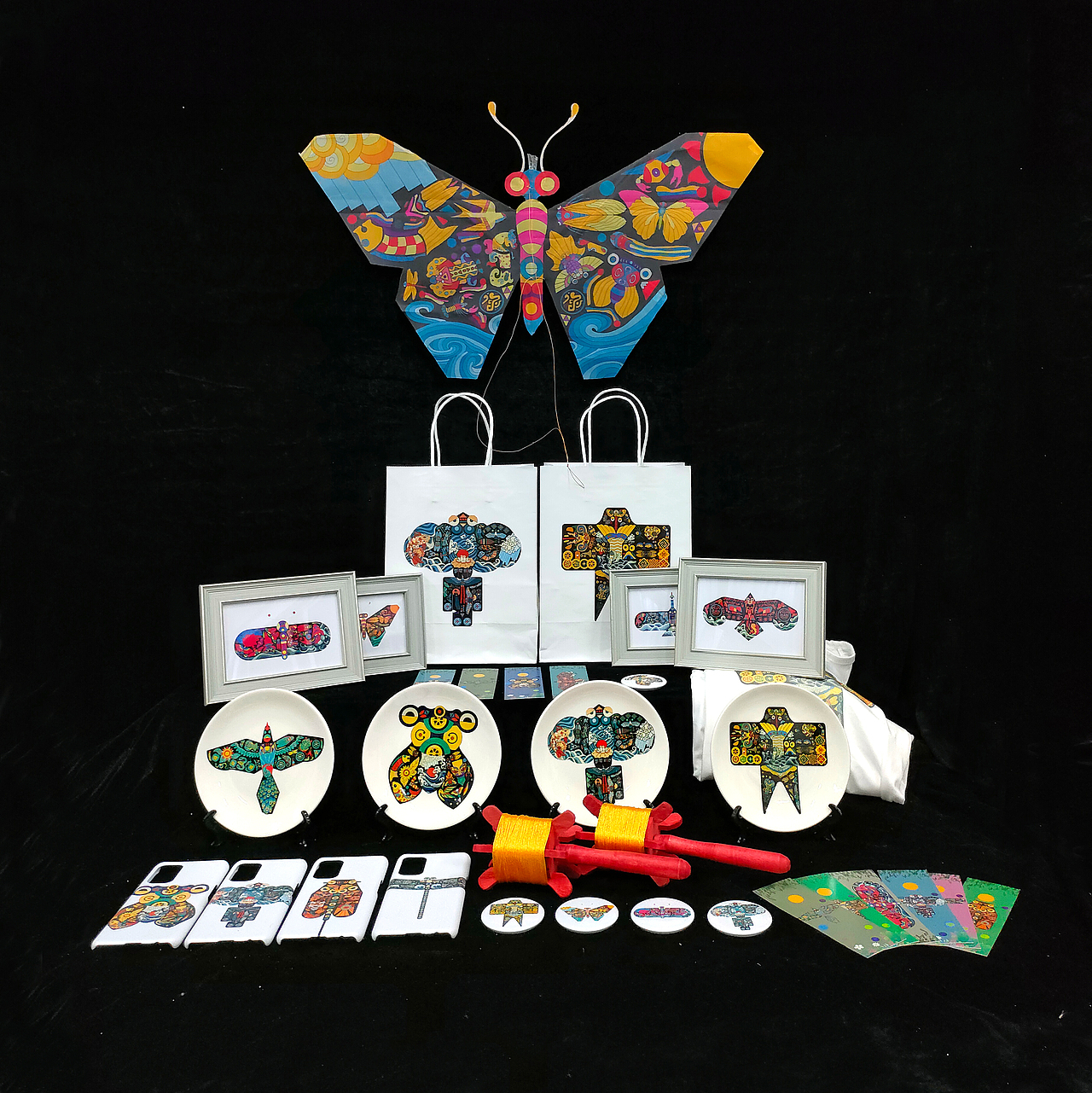 濰坊風箏再設計（圖ZMjU3NzM0OTky） - 工藝品設計 - 站酷設計師杜佳奇插畫原創(chuàng)素材 - 站酷ZCOOL