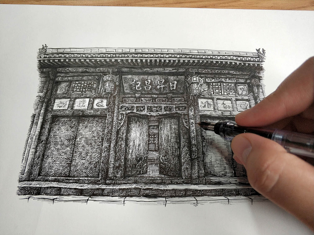 一组手绘建筑（商稿）（图ZMTYxMzM1MjM2） - 商业插画 - 站酷设计师傅淳强画者之旅原创素材 - 站酷ZCOOL