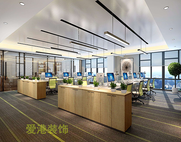 重庆办公室装修设计|渝北办公室装修效果图|爱港案例（图ZMTIyODgzNzc2） - 家装设计 - 站酷设计师重庆爱港装饰原创素材 - 站酷ZCOOL