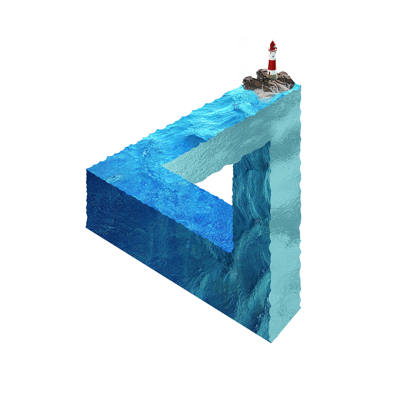 【PS】海洋与不可能的三角形（图ZMTMyODgwNzM2） - 其他平面 - 站酷设计师冬凯原创素材 - 站酷ZCOOL