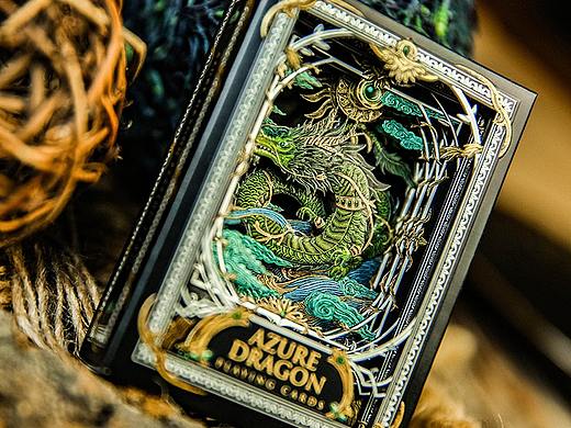 Azure Dragon 青龙收藏纸牌扑克套装设计