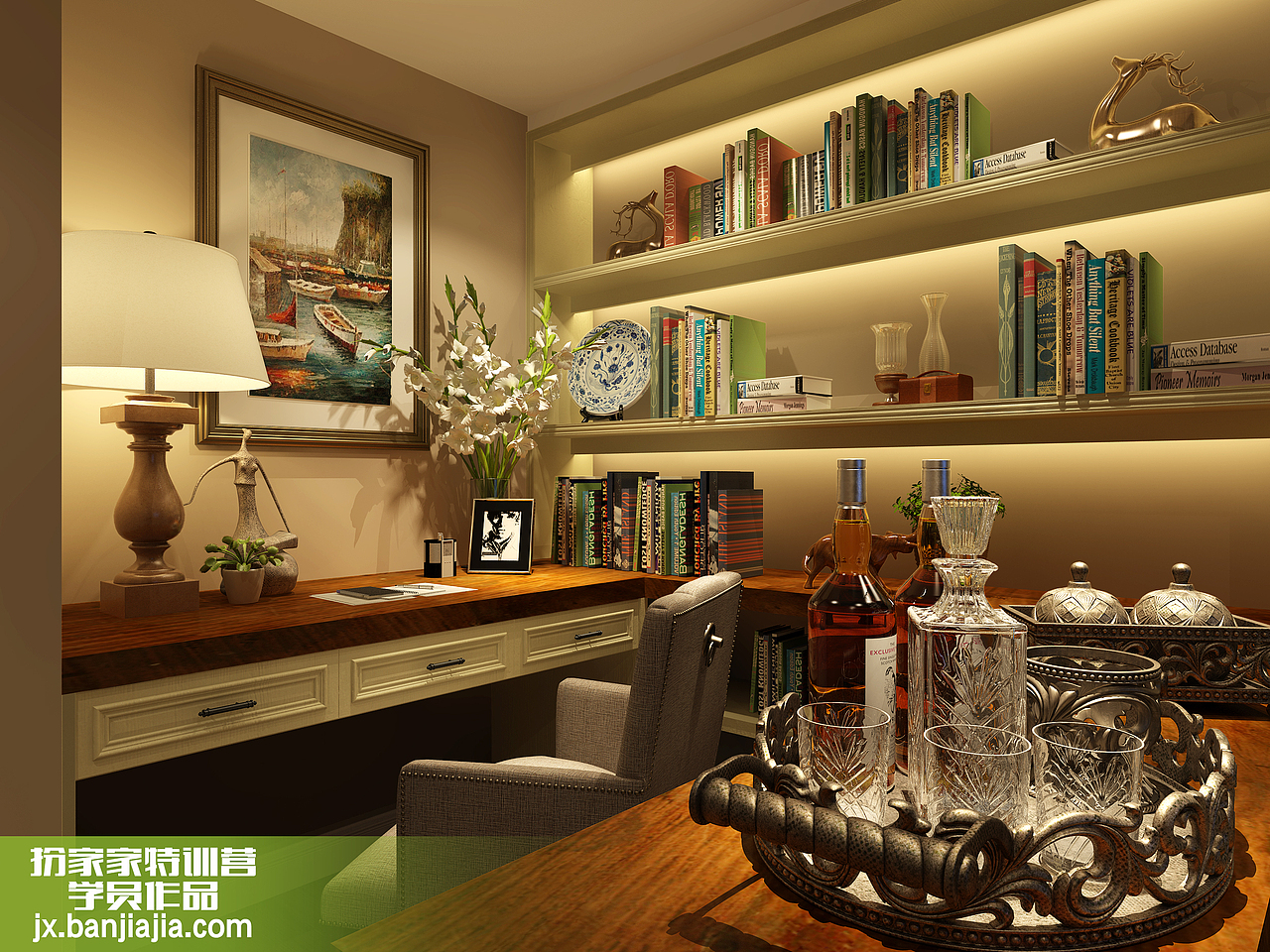 扮家家特训营渲染学员作品