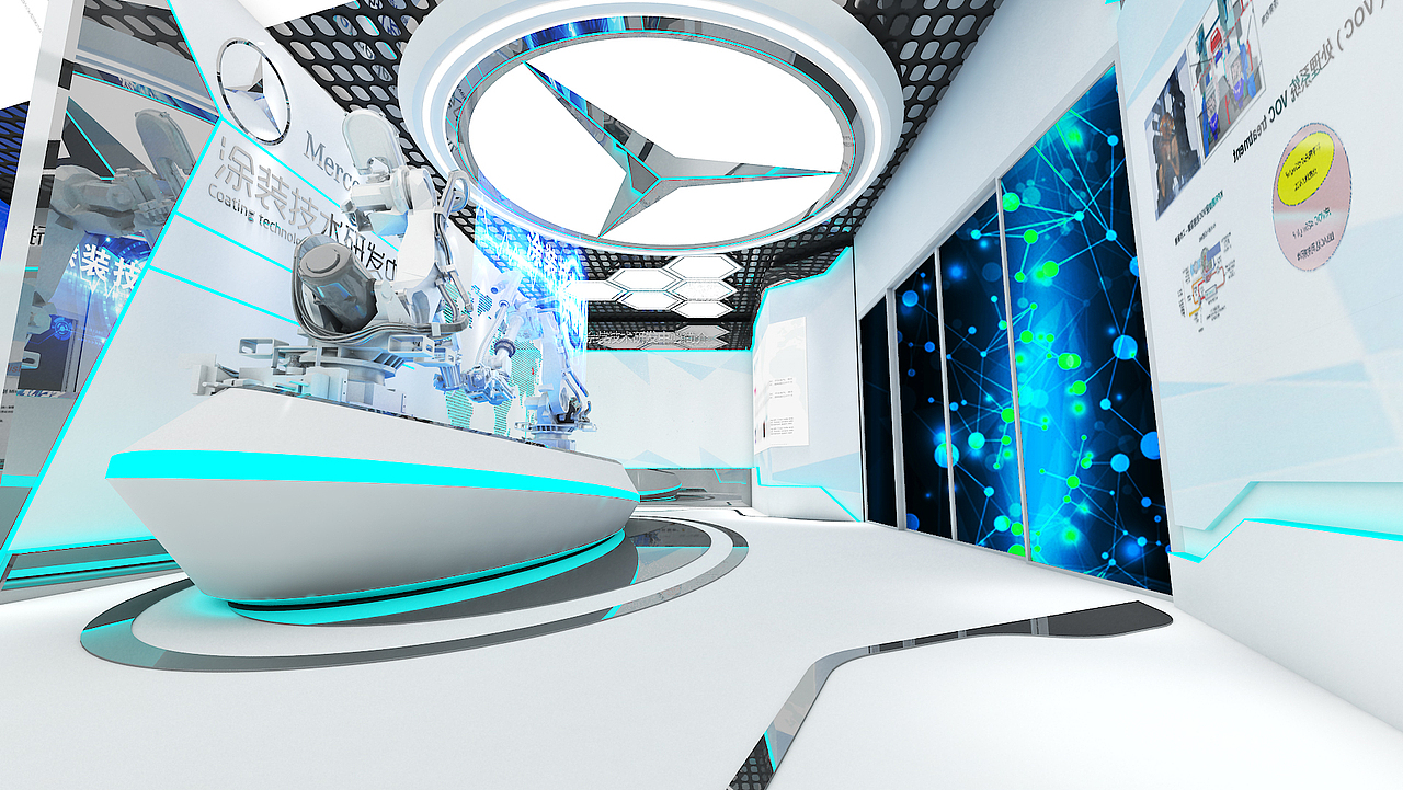 奔驰 展厅 科技 智能（图ZMTQzMTI3OTg0） - 场景 - 站酷设计师xxXX小宝原创素材 - 站酷ZCOOL