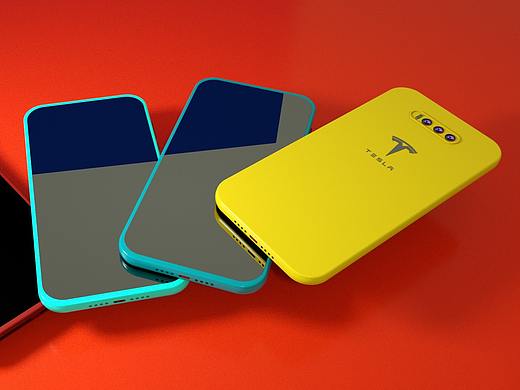 C4D 一个可爱的手机模型（个人主页-ZMzQyNjk0NDQ=） - 电子产品 - 站酷设计师MakeBetterX原创素材 - 站酷ZCOOL