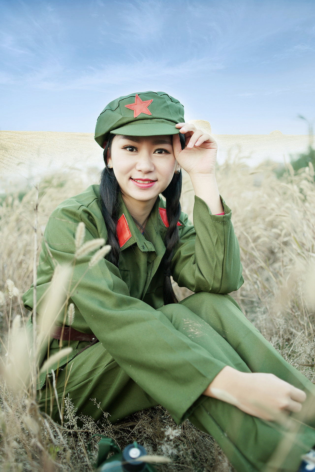 best小霞-军装（图ZNjMzNjA2ODQ=） - 人像摄影 - 站酷设计师best小霞原创素材 - 站酷ZCOOL