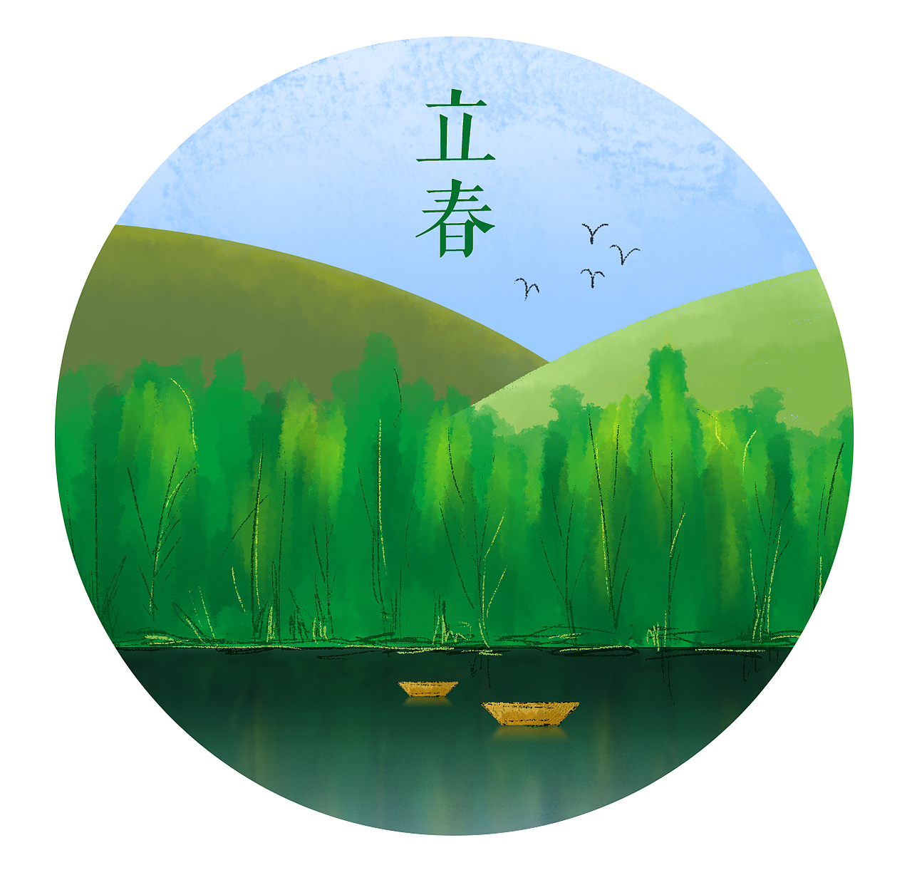春，夏，秋，冬，夜（图ZMTQyNTIwMjMy） - 创作习作 - 站酷设计师卖了克丝原创素材 - 站酷ZCOOL