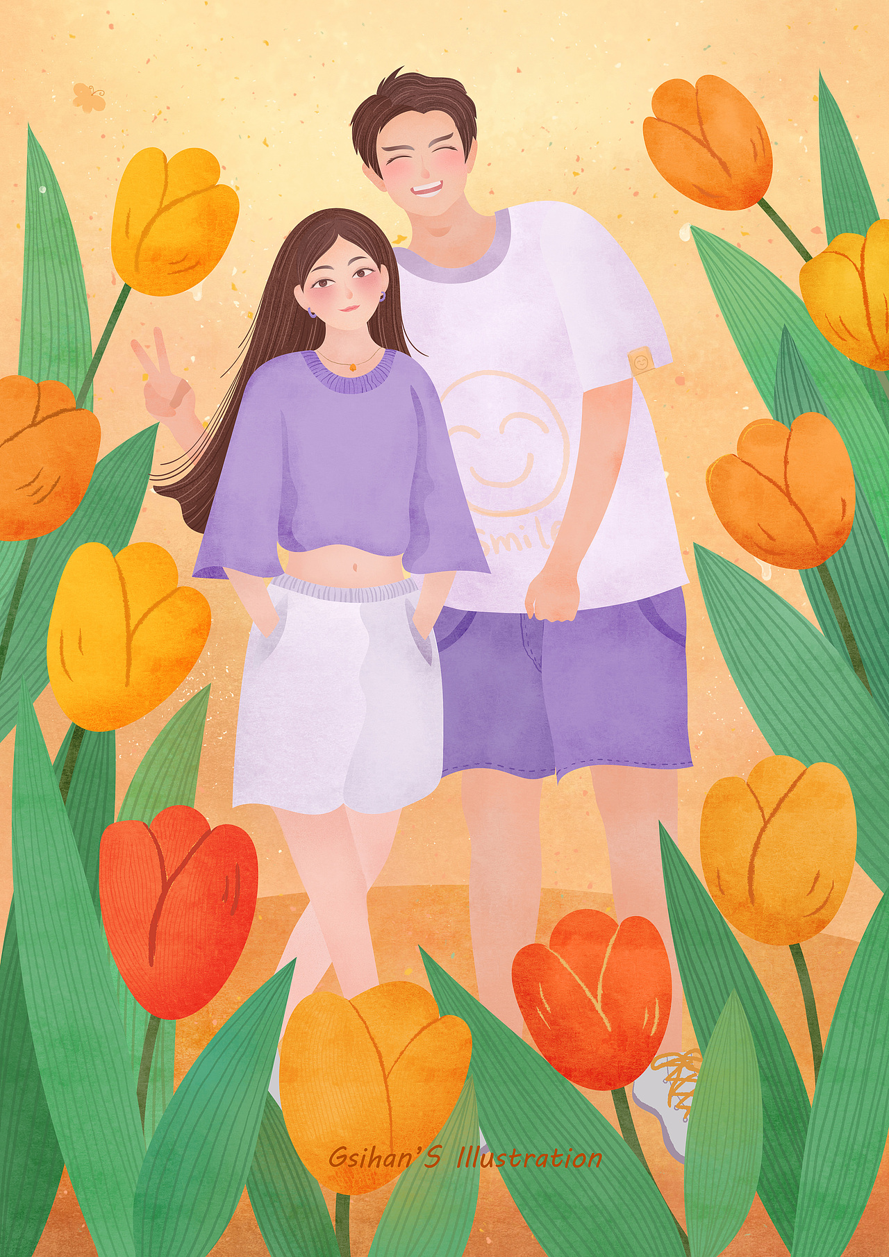 植语系列（郁金香）（图ZMjg0MDM2NTk2） - 创作习作 - 站酷设计师小愚儿Gsihan原创素材 - 站酷ZCOOL