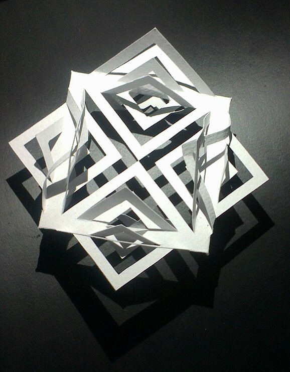 立体构成--剪纸