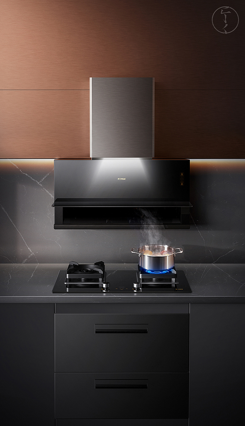 方太x厨电渲染作品