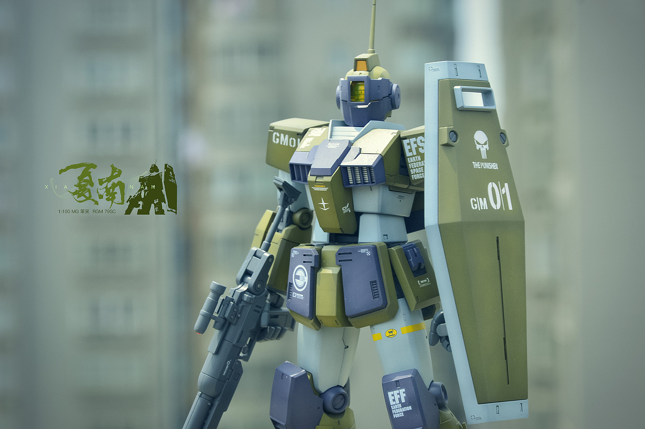 1:100 万代 mg 狙击型吉姆rgm-79sc