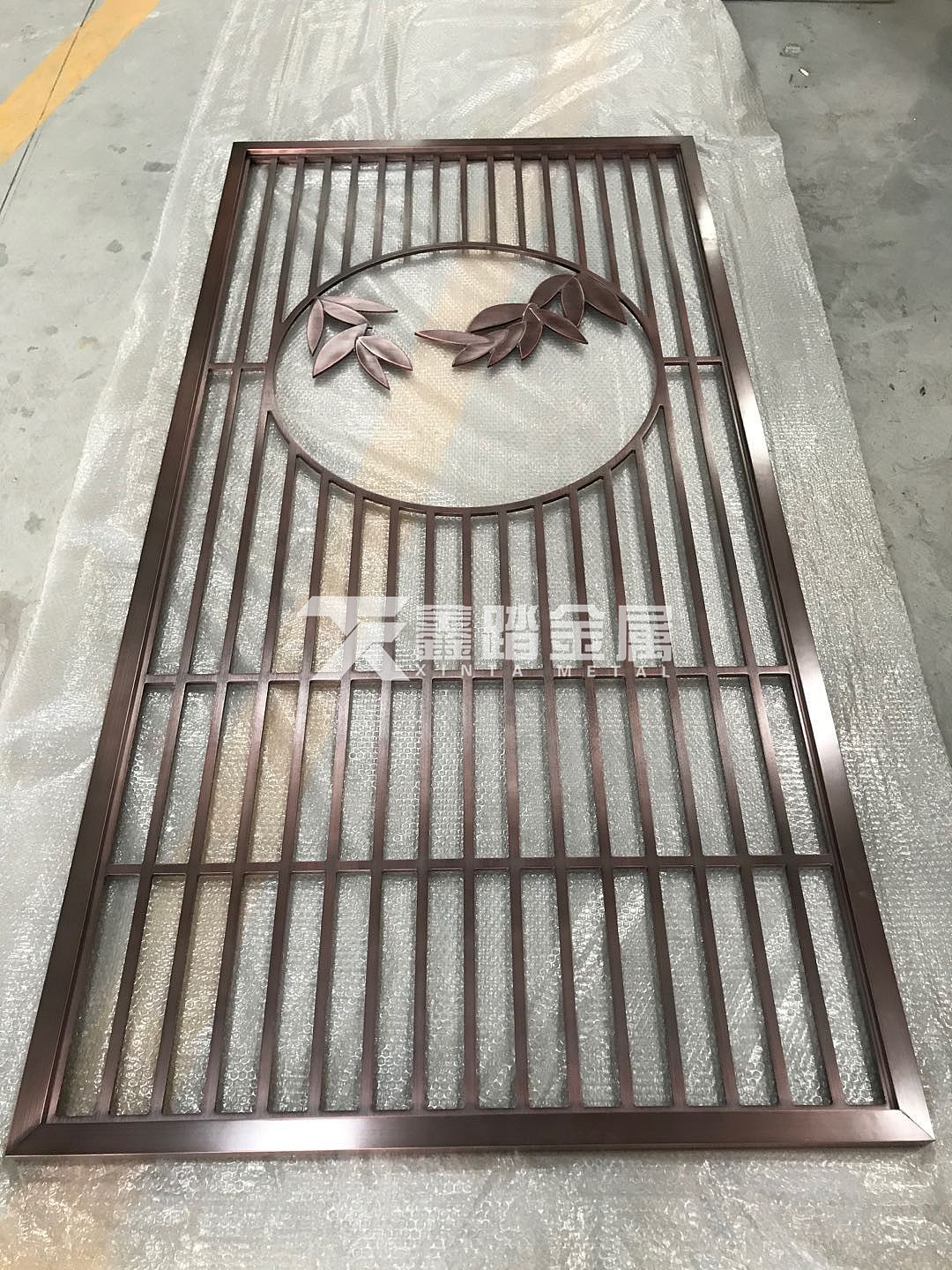 家装金属不锈钢小花格/简约艺术不锈钢屏风图集
