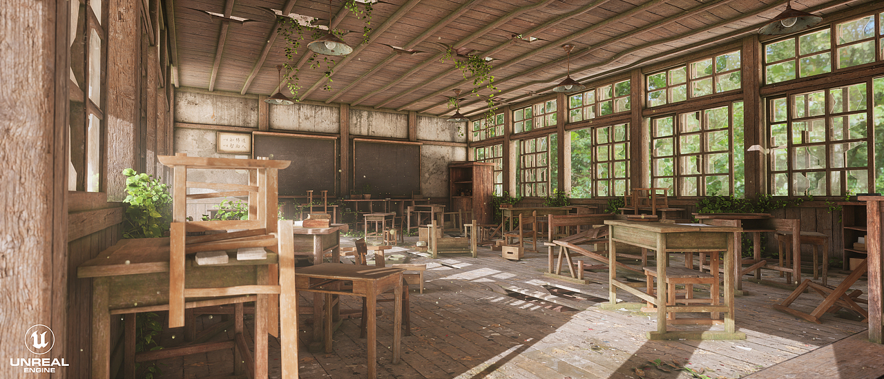 Broken Classroom - UE4
