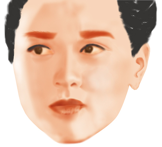 PS鼠绘人物肖像