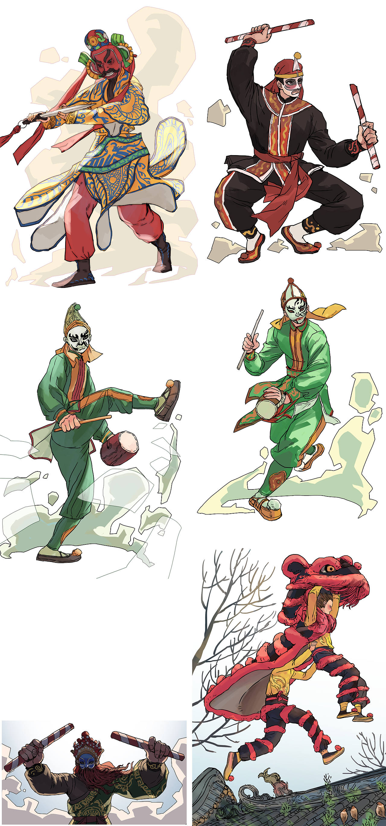 2021年总结.其一 民风民俗(图ZMjg2NjE4OTI4) - 创作习作 - 站酷设计师糊涂散人原创素材 - 站酷ZCOOL