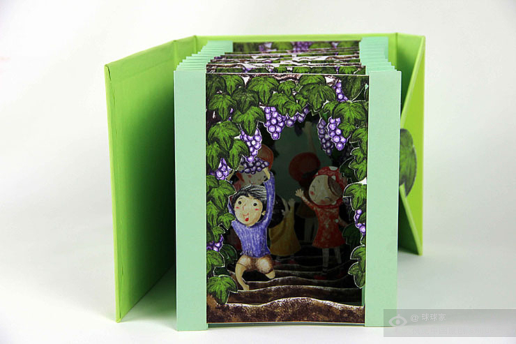 《采葡萄》立体书