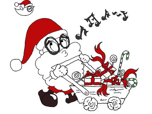 圣诞老人卡通形象（个人主页-ZMjQ1NjgyNDg=） - 商业插画 - 站酷设计师嗯哼大王超爱笑原创素材 - 站酷ZCOOL