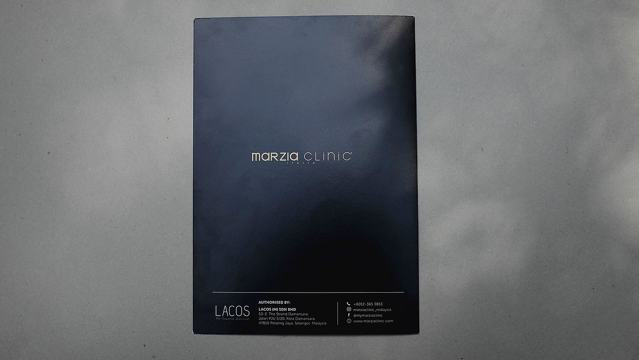 传单设计-化妆品皮肤公司 - Marzia Clinic