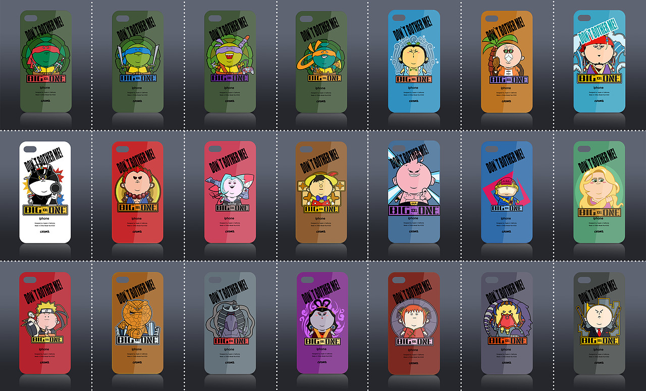 团队根据图案设计又设计了一套手机壳